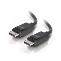 2m DisplayPort Cable with Latches 8K UHD Male/Male Black