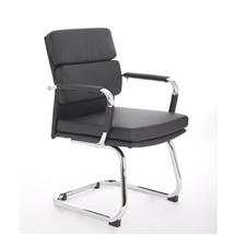 Advocate | Advocate Visitor Chair Black Soft Bonded Leather With Arms BR000206