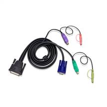 KVM Cables | ATEN 2L1701P KVM cable Black 1.8 m | In Stock | Quzo