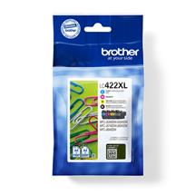 Brother Ink Cartridges | Brother LC422XLVAL. Supply type: Multi pack, Colour ink page yield: