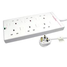 CABLES DIRECT Surge Protectors | Cables Direct RB-05-6GANGSWD surge protector White 6 AC outlet(s) 5 m