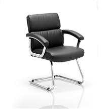 Visitors Chairs | Desire Cantilever Chair Black BR000033 | In Stock | Quzo UK