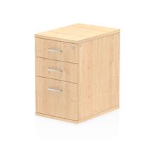 Dynamic I000249 office drawer unit Maple Melamine Faced Chipboard