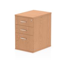Dynamic I000777 office drawer unit Oak Melamine Faced Chipboard (MFC)