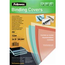 FELLOWES Binding Covers | Fellowes 5380001 binding cover A4 PVC Transparent 25 pc(s)