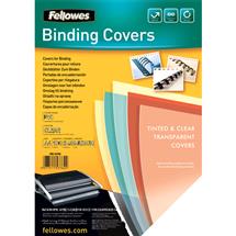 FELLOWES Binding Covers | Fellowes 53762 binding cover Plastic Transparent 100 pc(s)