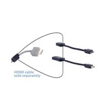 HDMI Adaptor Ring with 2 Adaptor Cables Mini DP & Mini HDMI Male