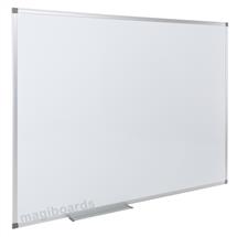 White | Magiboards Slim Magnetic Whiteboard Aluminium Frame 1500x1200mm