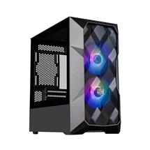 Tempered Glass PC Case | Cooler Master TD300 Mini Tower Black | In Stock | Quzo UK