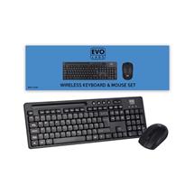 Evo Labs WM757UK Wireless Keyboard and Mouse Combo Set, With
