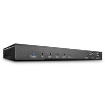 Lindy 4 Port HDMI 18G Splitter with Audio and Downscaling, HDMI, 4x