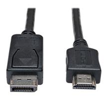 Eaton Video Cable | Tripp Lite P582010 DisplayPort to HDMI Adapter Cable (M/M), 10 ft.