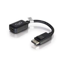 C2G 8in DisplayPort™ Male to HDMI Female Adapter Converter  Black.