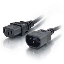 C2G 1m 18 AWG Computer Power Extension Cord (IEC320C13 to IEC320C14)