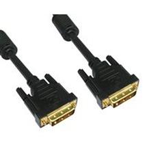 CABLES DIRECT Dvi Cables | Cables Direct CDL-DV201 DVI cable 1 m DVI-D Black | In Stock