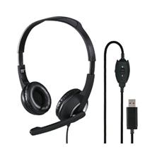 Hama Headsets | Hama HSUSB250 Headset Wired Headband Office/Call center USB TypeA