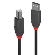 Lindy 3m USB 2.0 Type A to B Cable, Anthra Line | Quzo UK