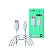 PREVO USB-LIGHTNING-2M lightning cable White | In Stock