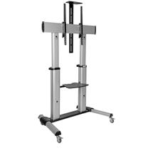 Eaton Signage Display Mounts | Tripp Lite DMCS60100XX HeavyDuty Rolling TV Stand, Height Adjustable,