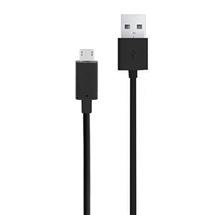 USB DATA CABLE MICROUSB BLACK 1M | Quzo UK