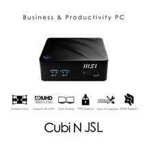 MSI PCs | MSI Cubi N JSL Intel CeleronN4500 Desktop, 4GB RAM, 128GB SSD, MiniPC,
