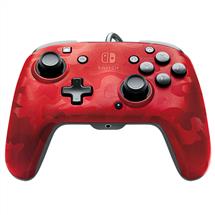 PDP Gaming Controllers | PDP Faceoff Deluxe+ Audio Black, Red USB Gamepad Analogue / Digital