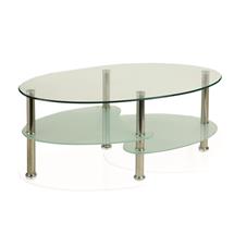 Berlin | Berlin Coffee Table With Chrome Legs And Shelves FR000001
