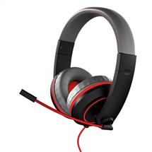 Black, Grey, Red | Gioteck XH100S Headset Wired Head-band Gaming Black, Grey, Red