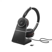 Jabra Evolve 75 SE  MS Stereo with Charging Stand, Wired & Wireless,