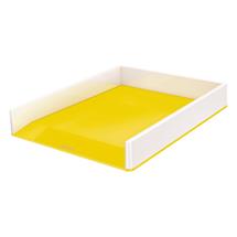 LEITZ Letter Trays | Leitz WOW Letter Tray Dual Colour White/Yellow 53611016