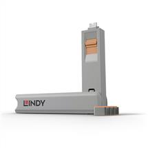 Lindy USB Type C Port Blocker Key  Pack of 4 Blockers, Orange. Product