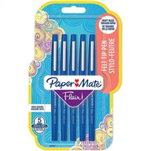 Papermate Flair felt pen Medium Blue 5 pc(s) | In Stock