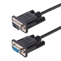 StarTech.com 3m RS232 Serial Null Modem Cable, Crossover Serial Cable