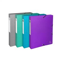 Teksto | Teksto Filing Box A4 40mm Spine Assorted Colours (Pack 8) 59640E