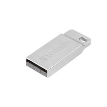 Data Storage | Verbatim Metal Executive - USB Drive 64 GB - Silver