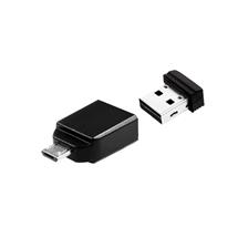 Data Storage | Verbatim Nano  USB 2.0 Drive Drive con Adattatore Micro USB da 16 GB