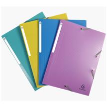 Exacompta 55190E folder Polypropylene (PP) Assorted colours, Blue,