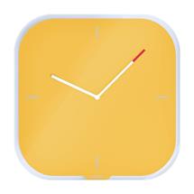 Leitz 90170019 wall/table clock Quartz clock Square Yellow