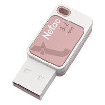 Netac 256GB UA31 USB 3.2 Memory Pen, Key Ring, Smoothies Pink