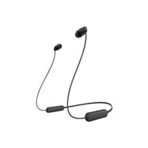 Wireless Gaming Headset | Sony WI-C100 Headset Wireless In-ear Calls/Music Bluetooth Black
