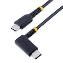 StarTech.com 1ft (30cm) USB C Charging Cable Right Angle  60W PD 3A