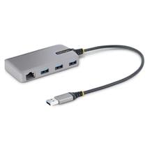 StarTech.com 3Port USB Hub with Ethernet  3x USBA Ports  Gigabit