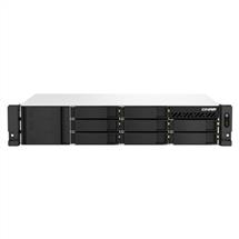QNAP TS-864EU-RP NAS Rack (2U) Ethernet LAN Black | Quzo UK