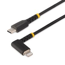 Mobile Phone Cables | StarTech.com RUSB2CLTMM1MR, Black, USB C, Lightning, 1 m, Male, Male
