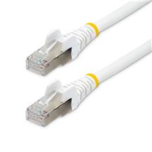 StarTech.com 7.5m CAT6a Ethernet Cable  White  Low Smoke Zero Halogen