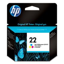 HP 22 Tri-color Original Ink Cartridge | HP 22 Tricolor Original Ink Cartridge. Cartridge capacity: Standard