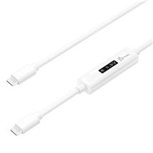 j5create JUCP14 USBC™ 2.0 to USBC™ Cable With OLED Dynamic Power