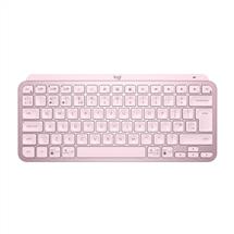 Rose | Logitech MX Keys Mini Minimalist Wireless Illuminated Keyboard, Mini,