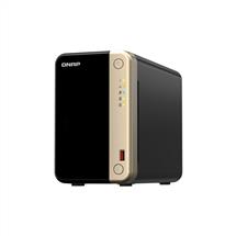 Network Attached Storage  | QNAP TS-264 NAS Tower Ethernet LAN Black, Gold N5095