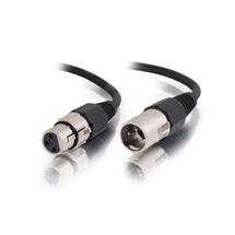 C2G 10m Pro-Audio XLR M / F audio cable XLR (3-pin) Black